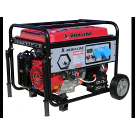 MLG 9000 E/2 Generator de curent Media Line,monofazat ,putere maxima 8 kVA, pornire electrica ,AVR cu perii, rezervor 25 L