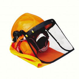 Casca de protectie HECHT 900100 cu viziera si antifoane