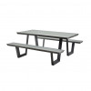 Masa cu doua banci HECHT BELIZE GREY Masa cu doua banci HECHT BELIZE GREY