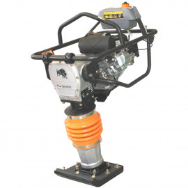 Mai compactor Bisonte MC80-L, 10.7 kN, motor Loncin, benzina 5.5 cp, greutate 79 kg