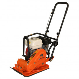 Placa compactoare unidirectionala Bisonte PC70-L 10.5 kN, motor Loncin, benzina 6.5 cp, greutate 60 kg