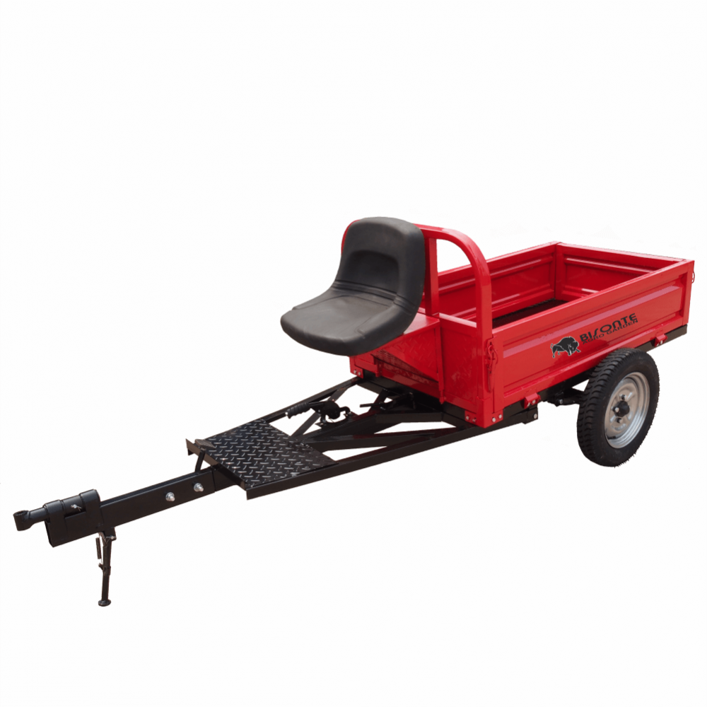 Remorca motocultor Bisonte BTA-450R, capacitate 450 kg Remorca motocultor Bisonte BTA-450R, capacitate 450 kg